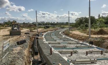 Valbek realizace prodloužení tramvajové trati Borské pole