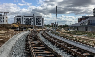 Valbek realizace prodloužení tramvajové trati Borské pole