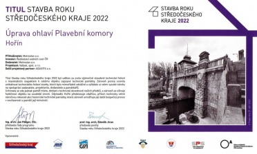 Ocenění STAVBA ROKU STŘEDOČESKÉHO KRAJE 2022