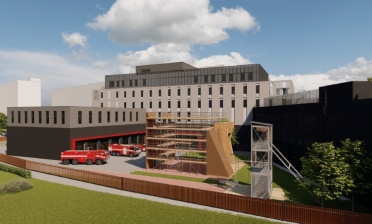Návrh projektu - Integrované bezpečnostní centrum a hasičská stanice (IBC a HS) Košice
