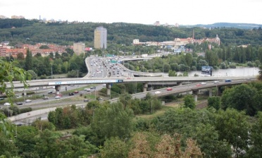 Barrandovský most před opravou