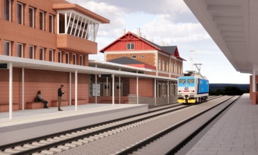 Vizualizace Modernizace ŽST Kutná Hora hl. n.