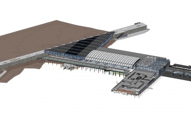 3D model - modernizace Letiště Václava Havla Praha