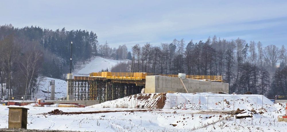 SO 214, na obzoru Pěchotní srub NS 87 Les Obchvat Náchod